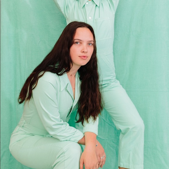 Big Bud Press everyday jumpsuit - mint green - Picture 1 of 4